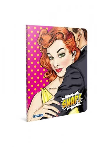 GIPTA SNAP KARTON KAPAK DEFTER A4 ÇİZGİLİ 60 YAPRAK (2702)