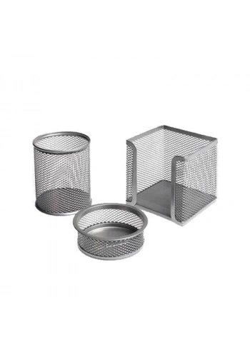 DRT METAL DRT 402 METAL PERFORE MASA SETİ GRİ 3LÜ