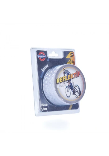 BOSS TAPE 3647 REFLEKTİF BANT 35mmx1.5m PARLAK BEYAZ
