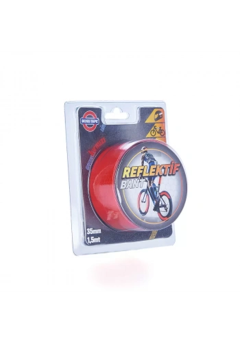 BOSS TAPE 3654 REFLEKTİF BANT 35mmx1.5m PARLAK KIRMIZI