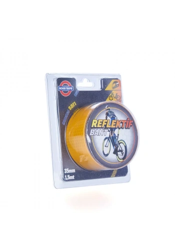 BOSS TAPE 3630 REFLEKTİF BANT 35mmx1.5m PARLAK SARI