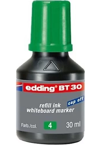EDDİNG BT 30 TAHTA KALEM MÜREKKEBİ YEŞİL 30ml