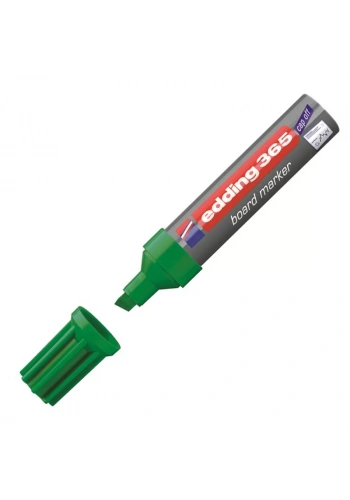 EDDİNG 365 BEYAZ TAHTA KALEMİ KESİK UÇ YEŞİL 2-7mm