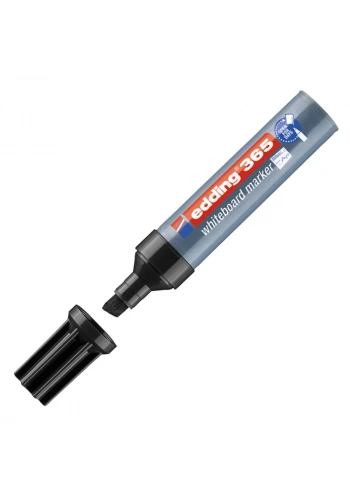 EDDİNG 365 BEYAZ TAHTA KALEMİ KESİK UÇ SİYAH 2-7mm