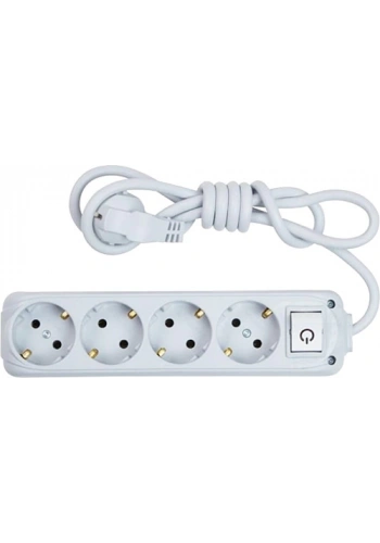 ALMERA 161352 4LÜ ANAHTARLI AKIM KORUMALI TOPRAKLI PRİZ 1.5m