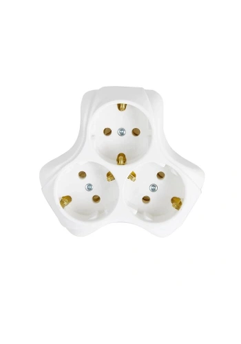 ALMERA 163799 PAPATYA GOLYAT ÜÇLÜ FİŞ BEYAZ