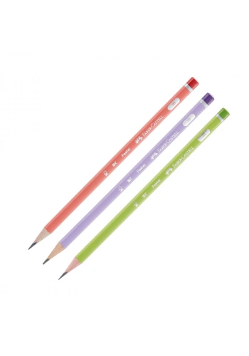 FABER-CASTELL PASTEL ÜÇGEN MERCANLI KURŞUN KALEM 2B (5244321605)