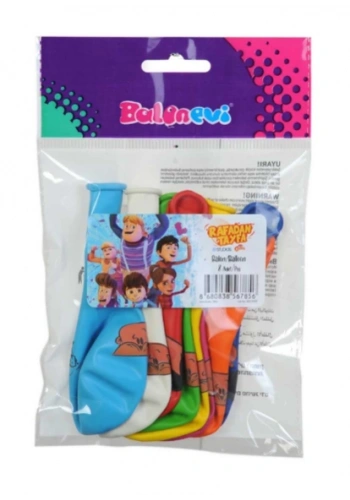BALONEVİ RAFADAN TAYFA BASKILI BALON 8Lİ (7856)