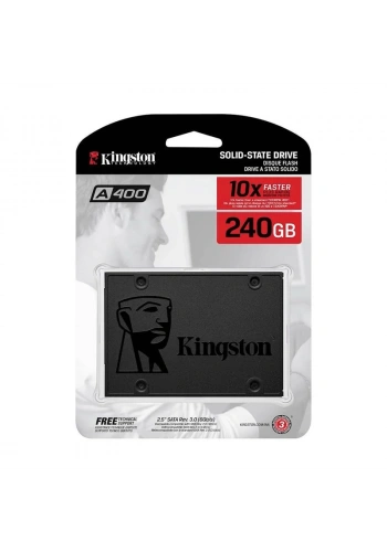 KİNGSTON A400 DAHİLİ HARDDİSK 240 GB SATA 3.0 2.5 inç 10X (SA400S37/240GB)