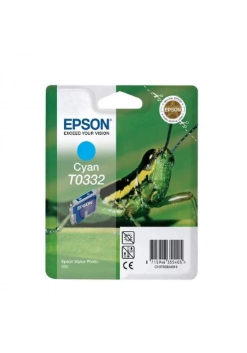 OUTLET EPSON T0332 C13T03324020 MAVİ ORJİNAL KARTUŞ 440 SAYFA (PHOTO 950 960)