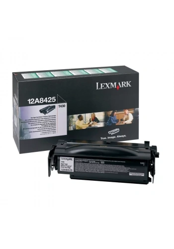 OUTLET LEXMARK 12A8425 SİYAH ORJİNAL TONER 12000 SAYFA YÜKSEK KAPASİTE (T430 T430D T430DN)