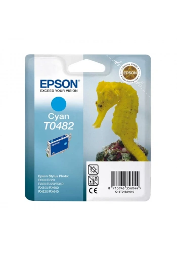OUTLET EPSON T0482 C13T04824020 MAVİ ORJİNAL KARTUŞ 430 SAYFA (R200 R300 R330 R340 R350)