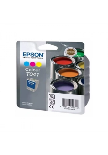 OUTLET EPSON T041 C13T04104020 RENKLİ ORJİNAL KARTUŞ 300 SAYFA (STYLUS C62 CX3200)