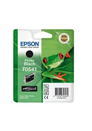 OUTLET EPSON T0541 C13T05414020 FOTO SİYAH ORJİNAL KARTUŞ 550 SAYFA (R800 R1800)