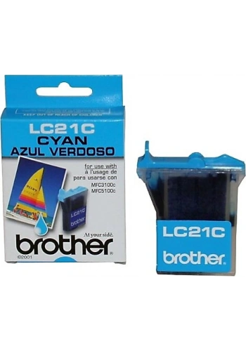 OUTLET BROTHER LC21C MAVİ ORJİNAL KARTUŞ 400 SAYFA (MFC 3100C MFC 580 MFC 890 MFC 5200C)