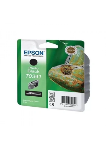 OUTLET EPSON T0341 C13T03414020 FOTO SİYAH ORJİNAL KARTUŞ 620 SAYFA (PHOTO 2100 2200)