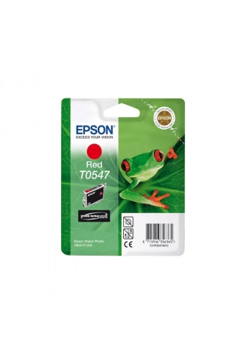 OUTLET EPSON T0547 C13T05474020 KIRMIZI ORJİNAL KARTUŞ 400 SAYFA (R800 R1800)