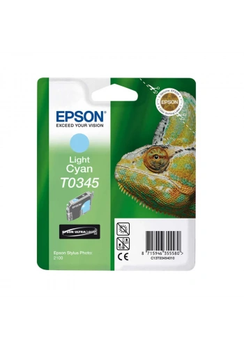 OUTLET EPSON T0345 C13T03454020 AÇIK MAVİ ORJİNAL KARTUŞ 440 SAYFA (PHOTO 2100 2200)