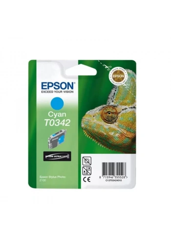 OUTLET EPSON T0342 C13T03424020 MAVİ ORJİNAL KARTUŞ 440 SAYFA (PHOTO 2100 2200)
