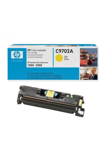 OUTLET HP C9702A 121A SARI ORJİNAL TONER 4000 SAYFA (1500 2500)