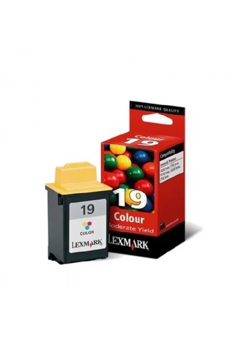 OUTLET LEXMARK 15M2619E 19 RENKLİ ORJİNAL KARTUŞ 260 SAYFA (F4270 P3120 X125 X83 Z705)