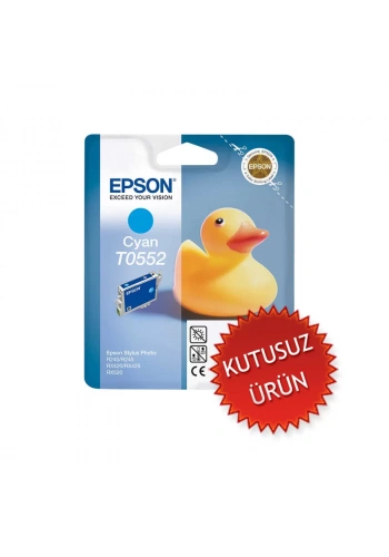 OUTLET EPSON T0552 C13T05524020 MAVİ ORJİNAL KARTUŞ 290 SAYFA (R240 R245 RX420 RX425 RX520)