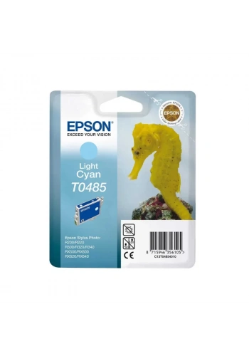 OUTLET EPSON T0485 C13T04854020 AÇIK MAVİ ORJİNAL KARTUŞ 430 SAYFA (R200 R300 R330 R340 R350)