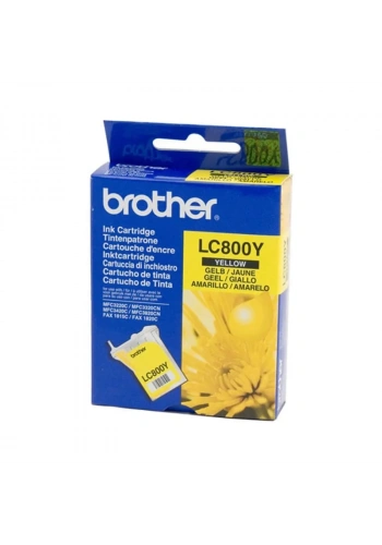 OUTLET BROTHER LC800Y SARI ORJİNAL KARTUŞ 400 SAYFA (MFC 3220C MFC 3420C FAX 1815C)