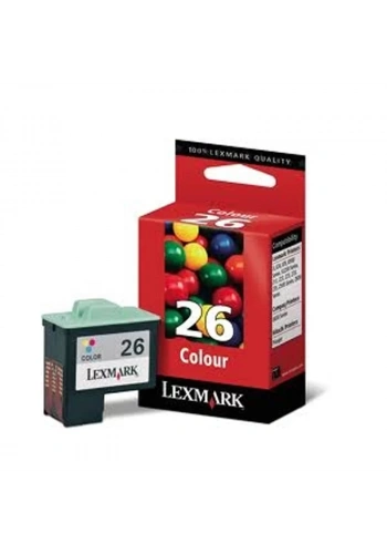 OUTLET LEXMARK 10N0026 26 RENKLİ ORJİNAL KARTUŞ 275 SAYFA (X1270 X1110 Z13 Z640 Z33)