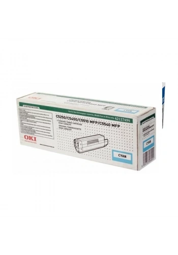 OUTLET OKİ 42127494 MAVİ ORJİNAL TONER 5000 SAYFA (C5250 C5450 C5510 C5540)