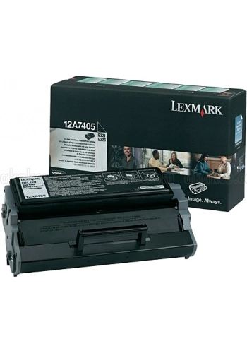 OUTLET LEXMARK 12A7405 SİYAH ORJİNAL TONER 6000 SAYFA (E321 E323)