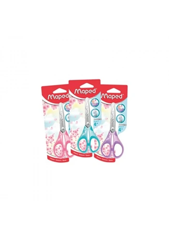 MAPED 484211 SENSOFT FLUO PASTEL RENKLİ MAKAS 13cm