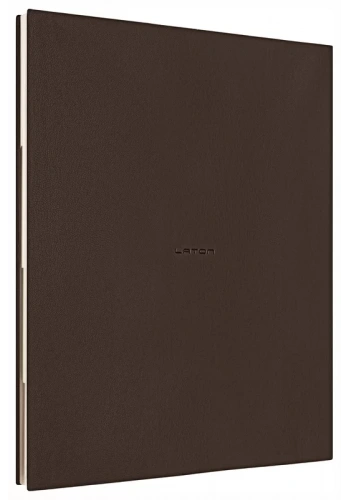 LATON KOPPİ B5 TARİHSİZ PLANLAYICI TOPLANTI ORGANİZATÖRÜ TERMO DERİ YUMUŞAK KAPAK DEFTER 18x23cm 128 YAPRAK KOYU KAHVERENGİ