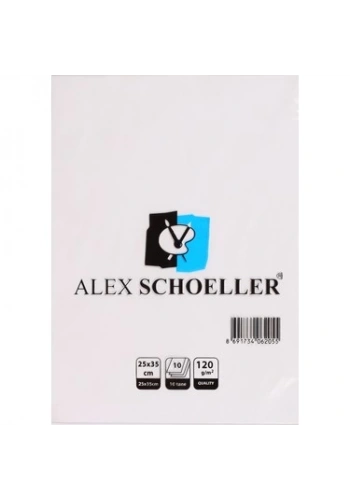 ALEX ALX-9814 RESİM KAĞIDI 25x35 120gr 10LU POŞET (120.25)