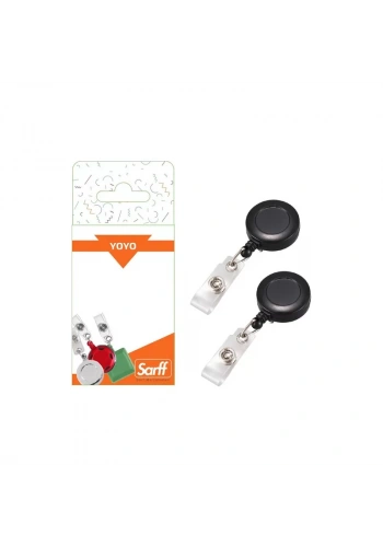 SARFF YUVARLAK YOYO SİYAH 2Lİ BLİSTER (15209105)