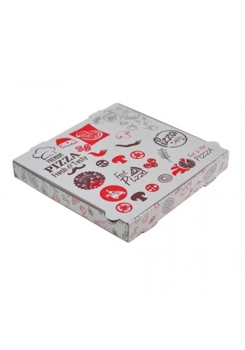 Pizza Kutusu 32x32x4,2 cm - 100 Adet
