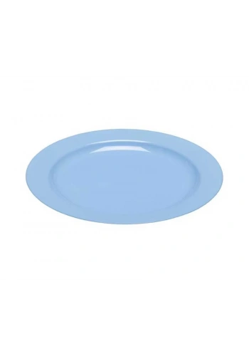 Plastik Mavi Tabak 26 cm - 10 Adet