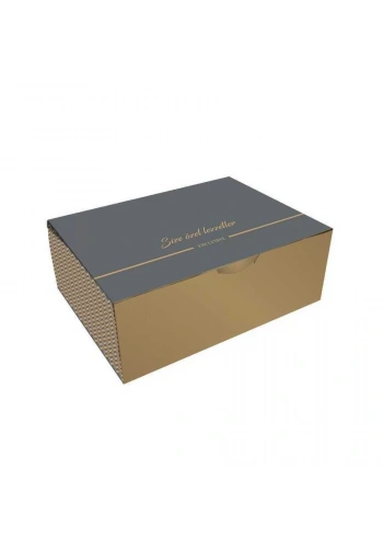 Şekilli Pasta Kutusu 25x35x17 cm - 25 Adet