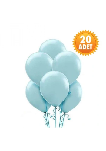 Bebek Mavi 20 Li Latex Balon