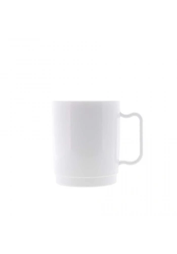 Polikarbonat Kupa Beyaz 300 ml - 4 Adet