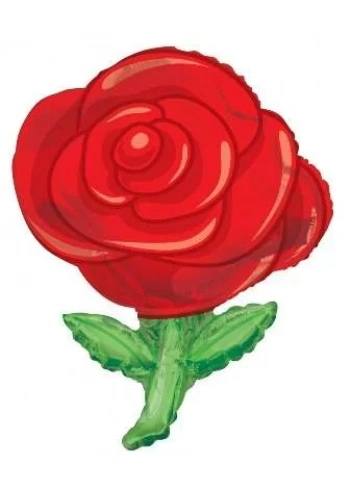 Kırmızı Gül Jumbo Folyo Balon