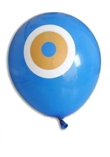 Mavi Nazar Boncuğu 10 lu Latex Balon
