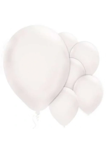 Beyaz Balon 10 Adet