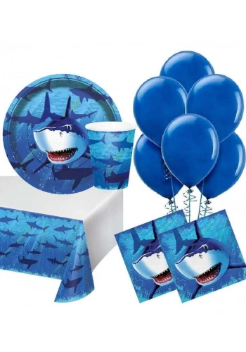Köpek Balığı Partisi 16 Lı Parti Seti