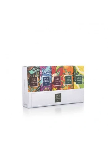 16 ml 5li Cam Şişe Kolonya Gri Set (Set 1)