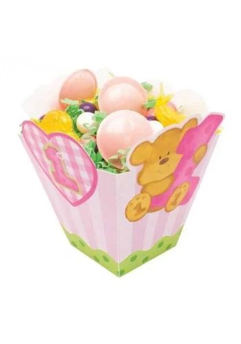 1 Yaşındayım Pembe Ayıcık Mısır Kutusu 8 Adet