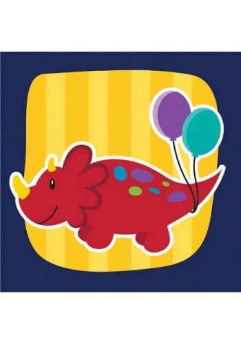 Renkli Dinozorlar Küçük 16 lı Peçete