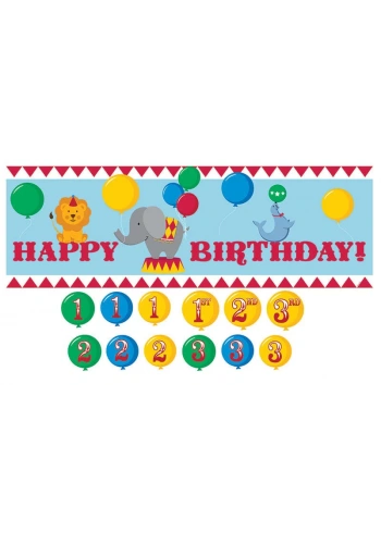 Sirk Zamanı Yaş Stickerlı Dev Afiş