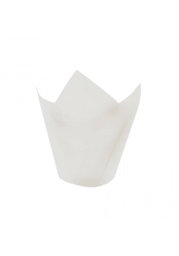 Muffin Cupcake Mini Kek Kalıbı Kapsülü (Beyaz) Tulip - 200 Adet