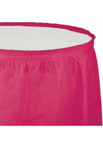 Fuşya Renk Masa Eteği 73 x 426 cm